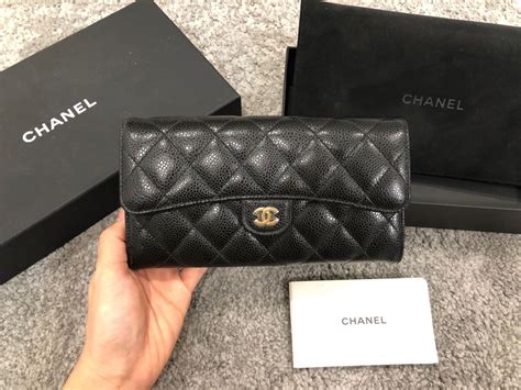 chanel boy wallet zip around|Chanel classic long flap wallet.